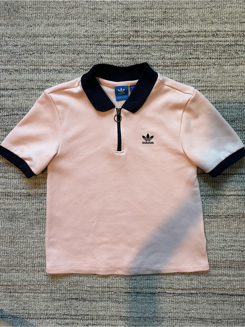 adidas Light Pink Polo Shirt